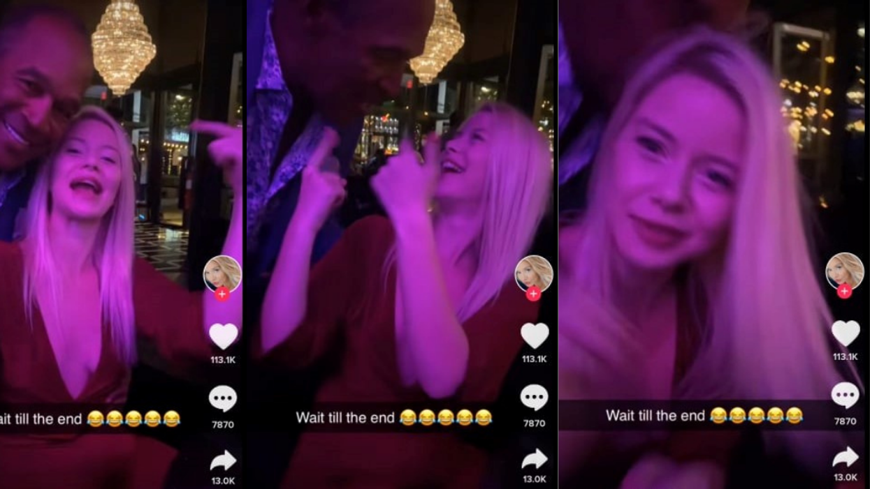 Viral Video Of TikToker Awkwardly Dodging A Kiss From OJ Simpson Has The Internet Cringing Hard