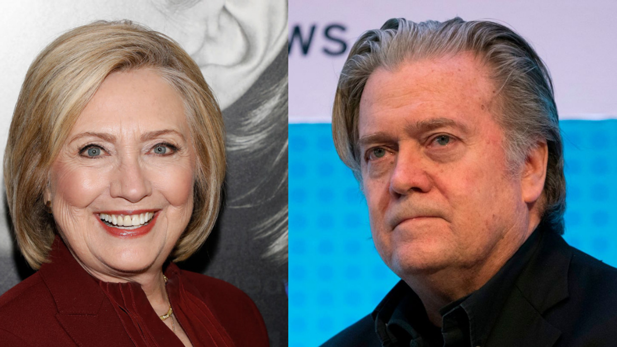 Hillary Clinton Trolls Steve Bannon In Legendary Fashion After He's Arrested By The FBI
