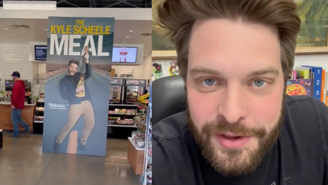 TikToker Pulls Off Extravagant Prank At Gas Station With A Life-Size Cardboard Cutout Of Himself