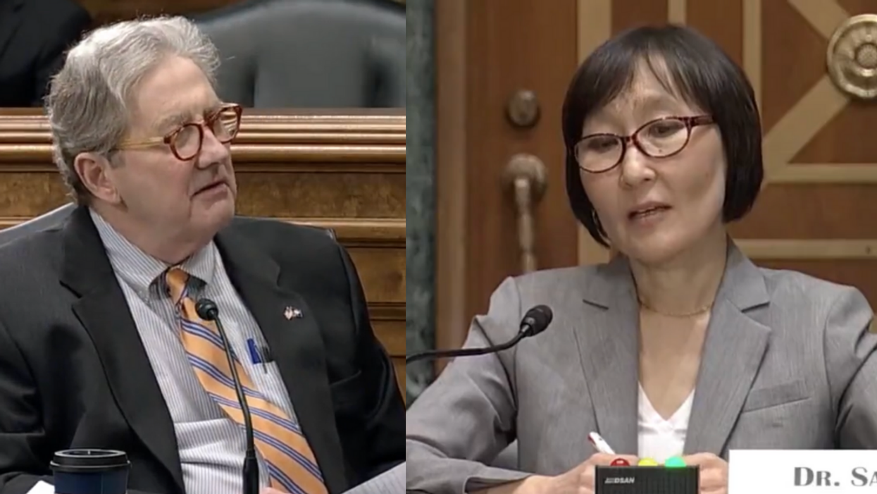 GOP Senator Suggests Biden Nominee Is a Communist—and She Instantly Shut Him Down