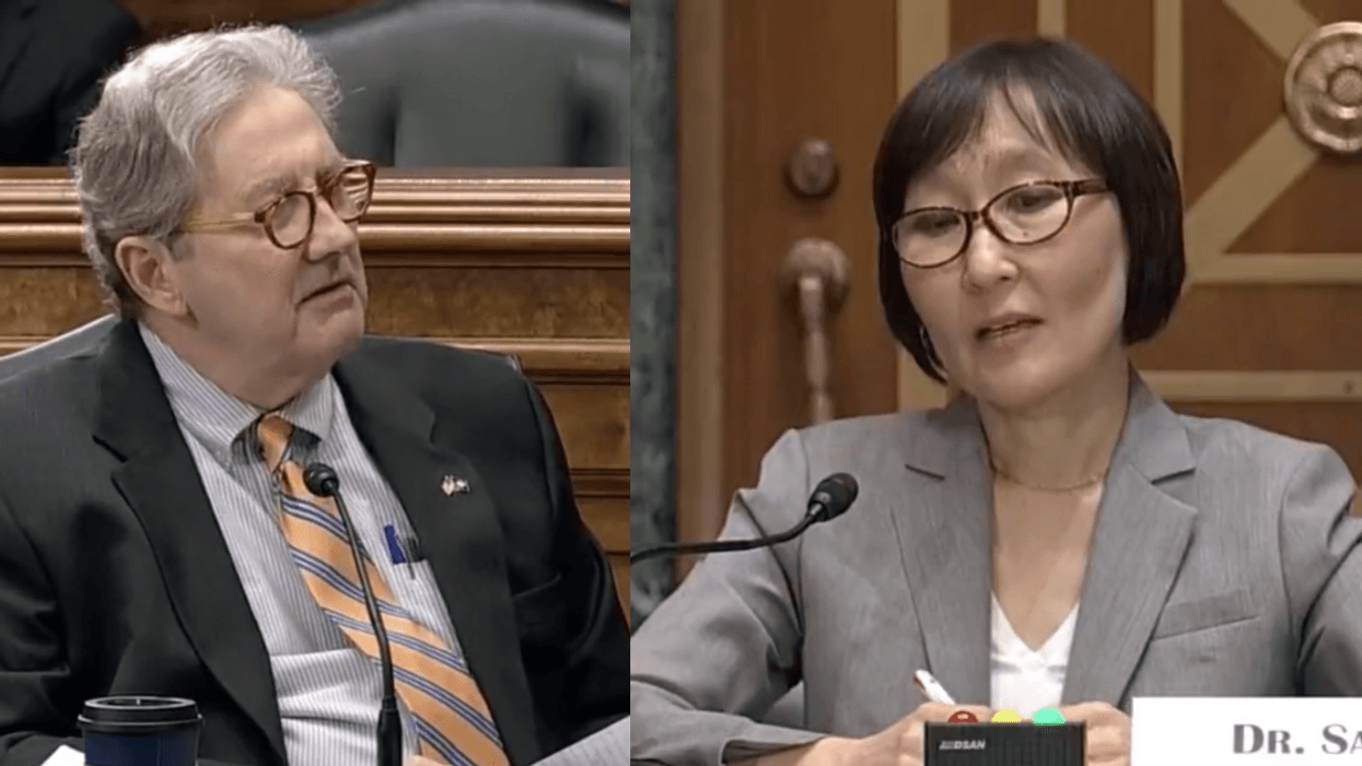 GOP Senator Suggests Biden Nominee Is a Communist—and She Instantly Shut Him Down