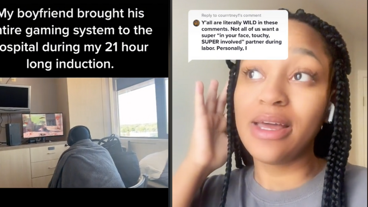 TikTok Divided After Guy Brings Gaming System To Hospital While Pregnant Girlfriend Is Induced