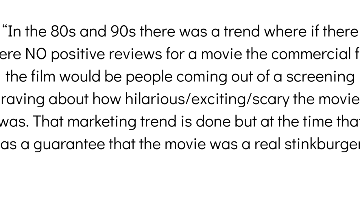 People Break Down What Screams 'This Movie Is Gonna Suck'