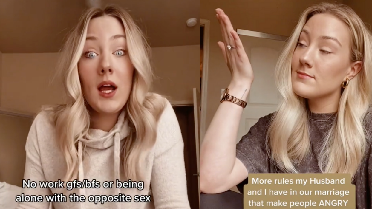 Woman Divides TikTok With Her And Her Husband's Extreme Rules For Their 'Christian Marriage'
