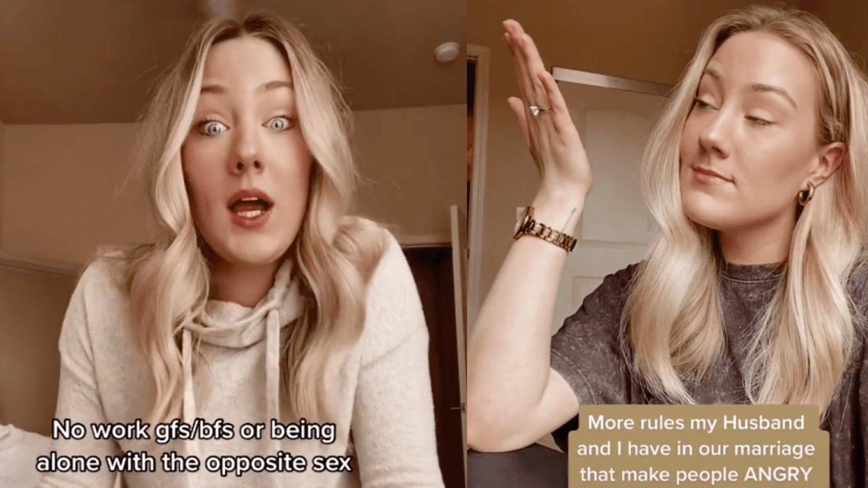 Woman Divides TikTok With Her And Her Husband's Extreme Rules For Their 'Christian Marriage'