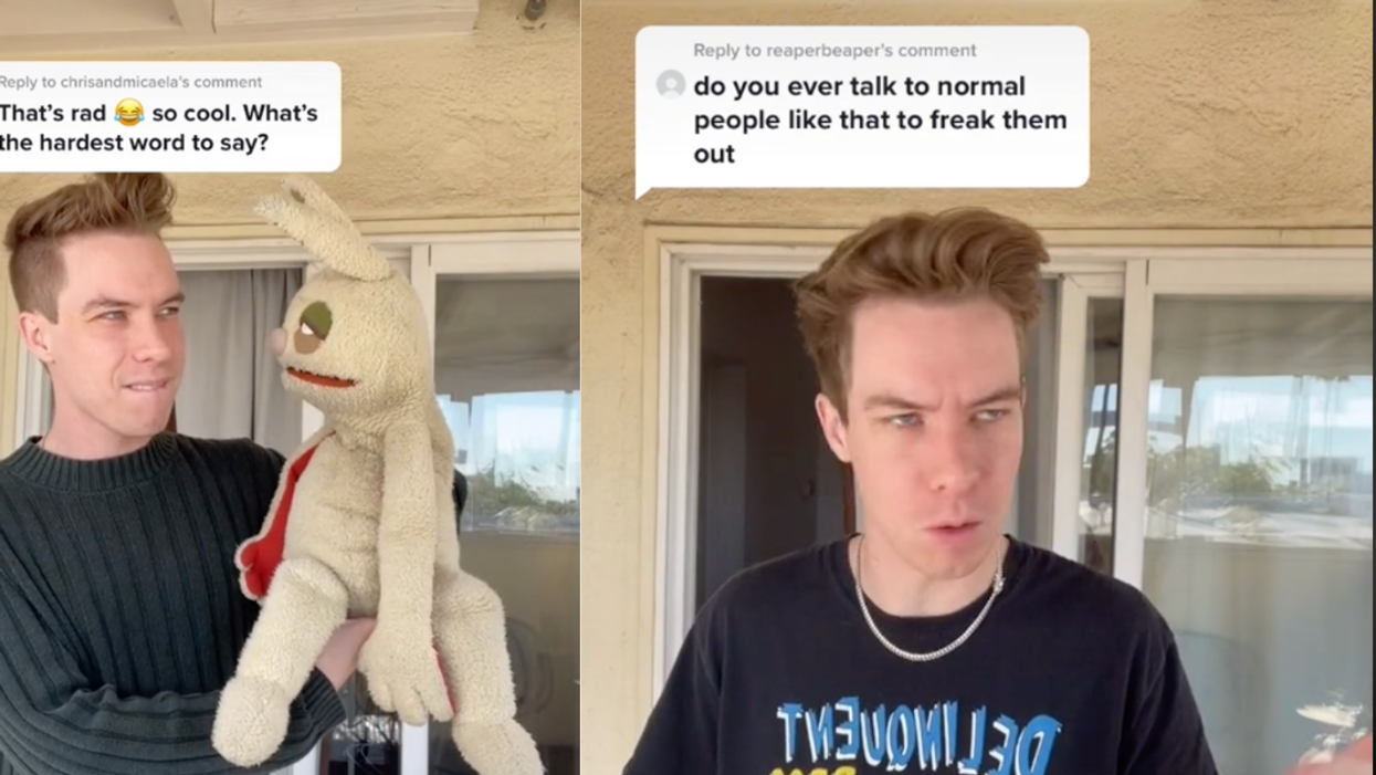 Ventriloquist Stuns TikTok By Showing Off His Ability To 'Delay' His Voice When Speaking To Others