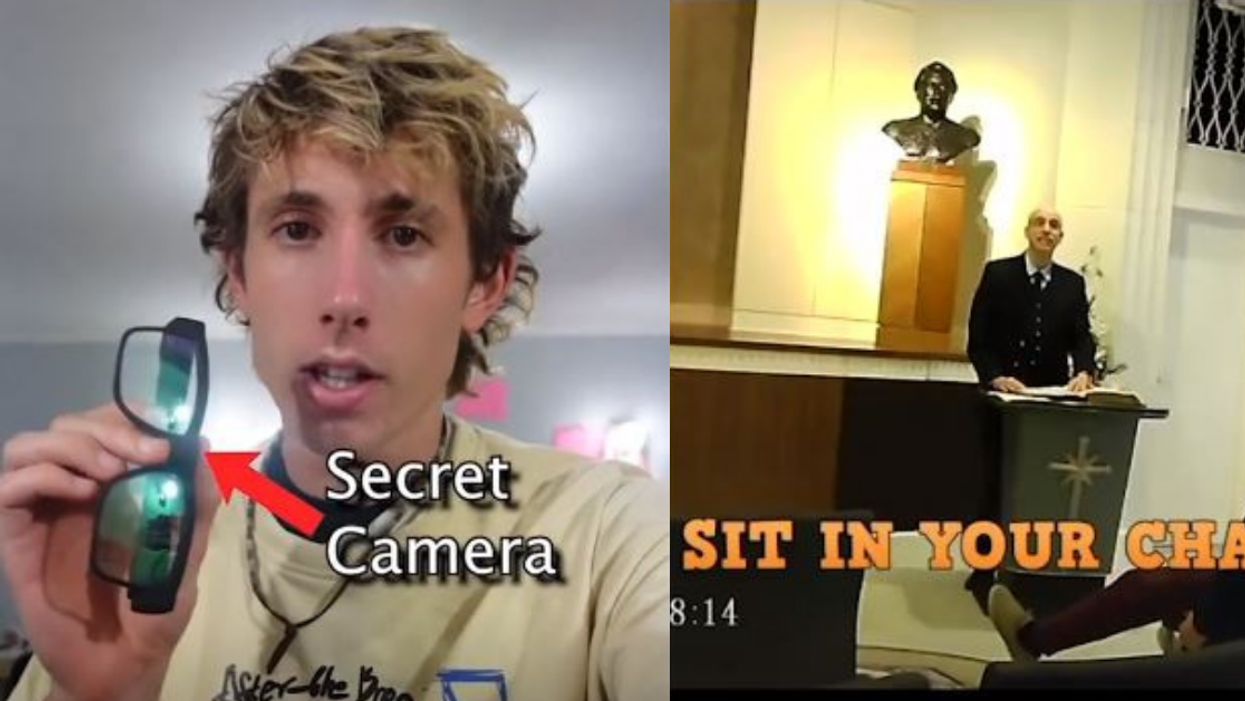 TikToker Uses Glasses With Camera In Them To Record Super Unsettling Scientology Service