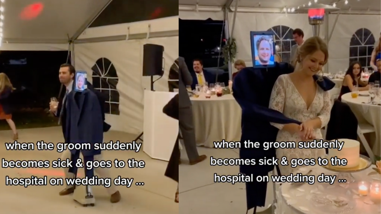 Bride Goes Viral On TikTok With Her Clever Wedding Hack After The Groom Is Too Sick To Attend