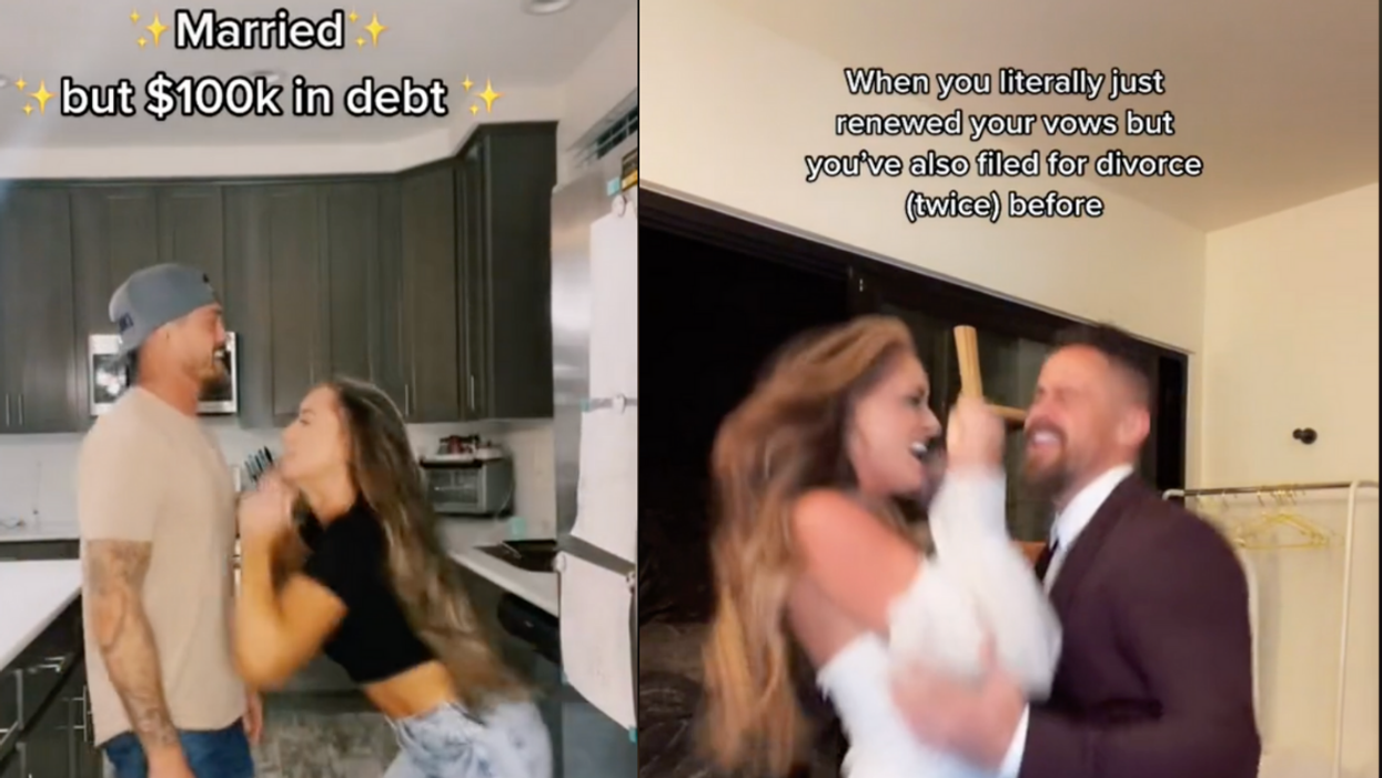 Couple Goes $100k In Debt After Filing For Divorce Only To Get Back Together And Renew Their Vows