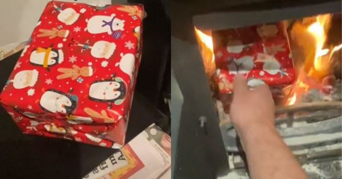 TikToker Hit With Backlash After Suggesting Parents Burn Fake Presents To Get Kids To Behave