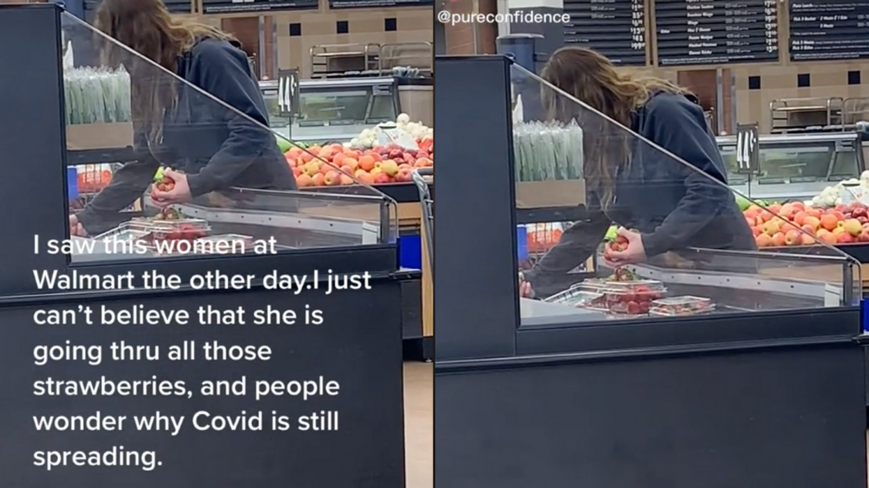 Video Of Maskless Woman Picking Through All The Strawberries At Walmart Sparks Outrage
