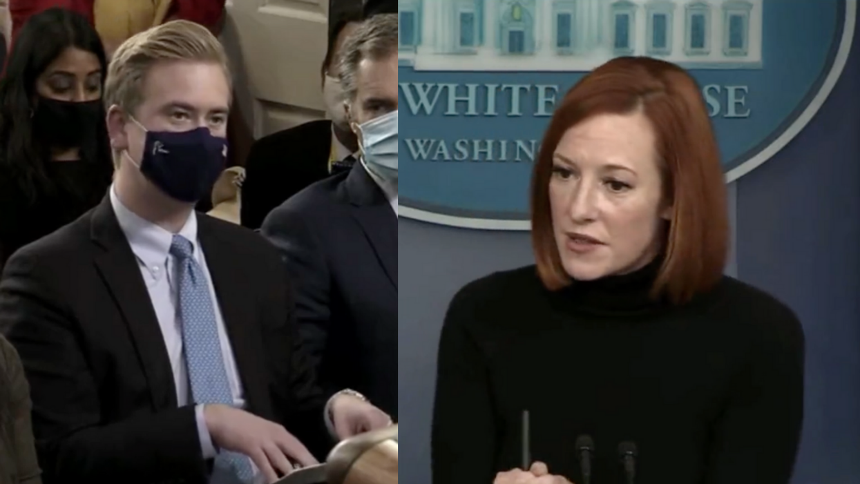 Psaki Gives Peter Doocy A Blunt Reminder Of Trump's Actions After He Slams Biden For COVID Deaths