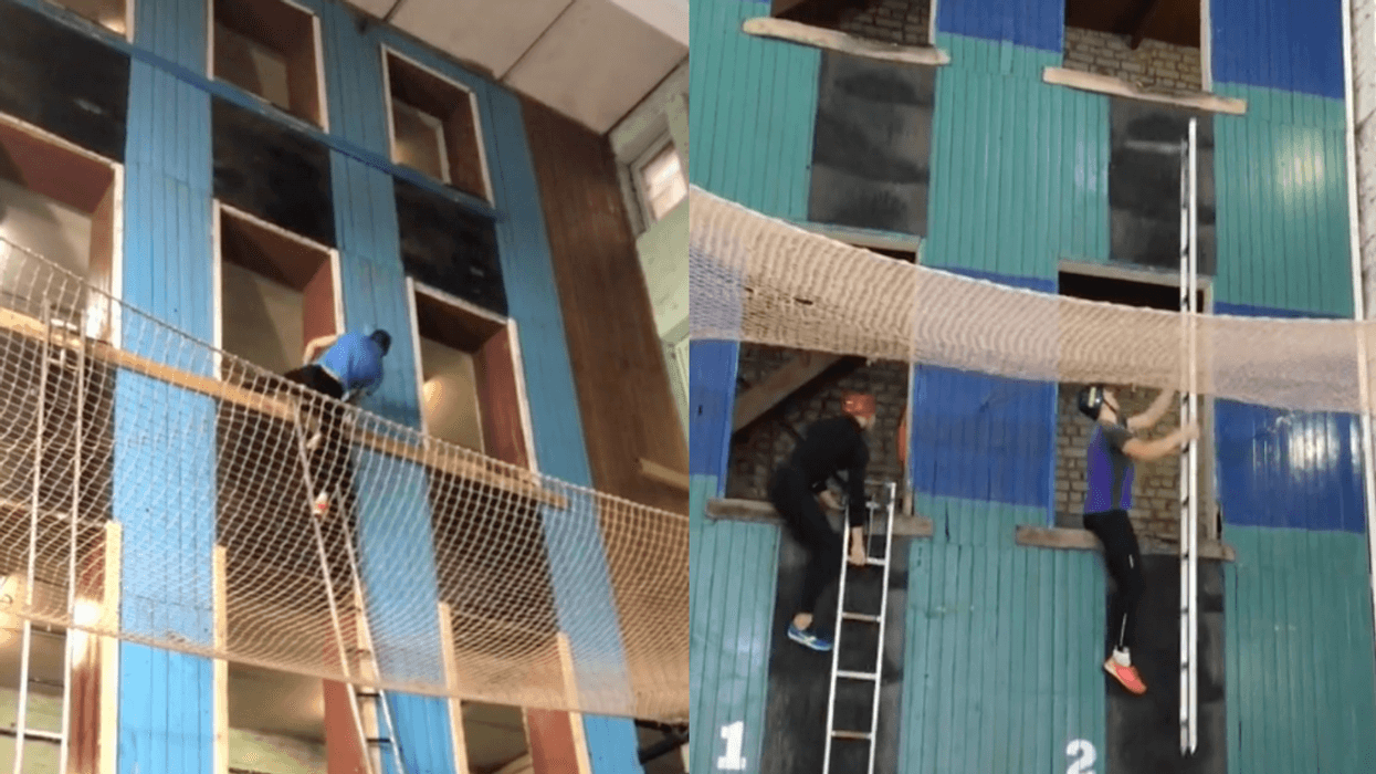 Firefighter Leaves TikTok Stunned With His Ability To Quickly Scale Buildings Using A Single Ladder