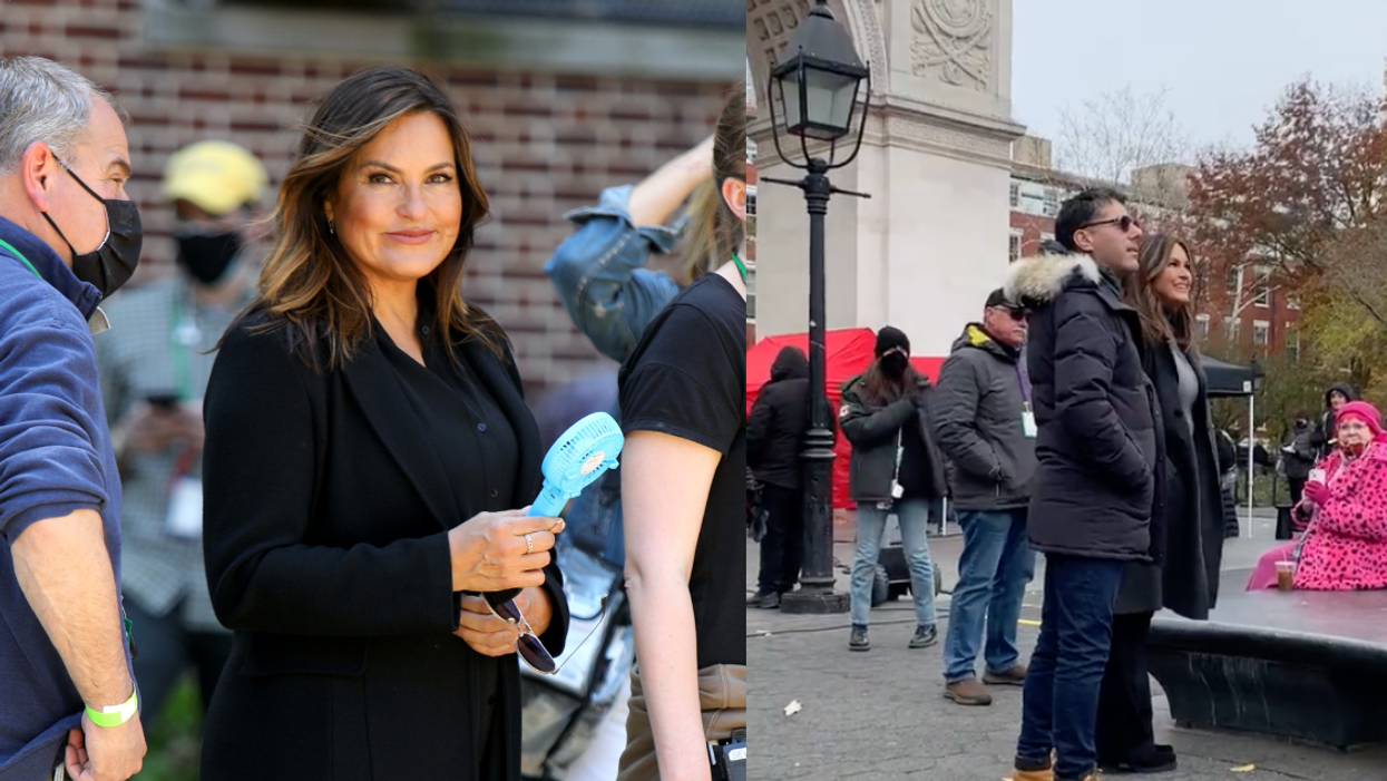 Mariska Hargitay Expertly Silences Random Guy Trying To Interrupt 'SVU' Filming With His Singing