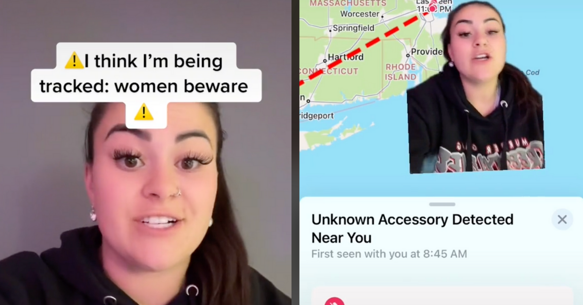 Scared TikToker Warns Other Women After Phone Alerts Her That Her Location Is Being Tracked