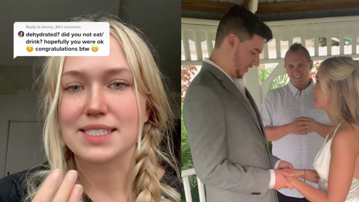 Wedding Goes Off The Rails After Bride Faints, Vomits, And Then Gets Pooped On By A Baby