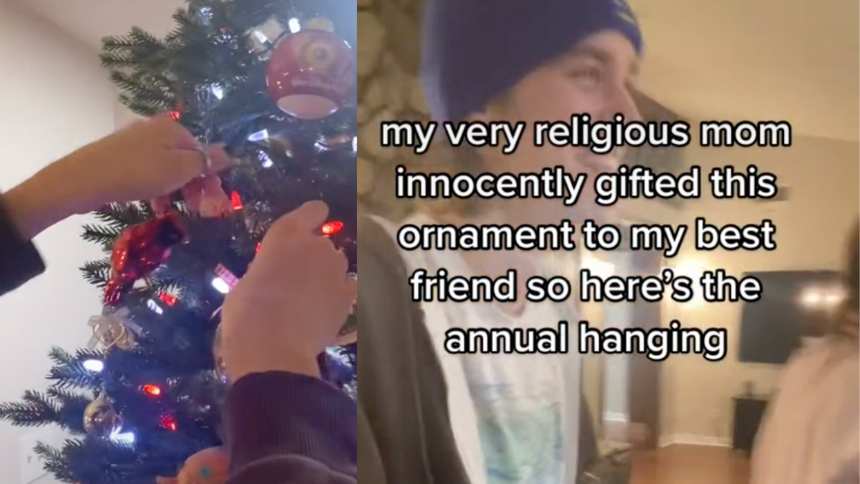 TikToker Shares The Accidentally Raunchy Christmas Ornament His Religious Mom Gave His Friend