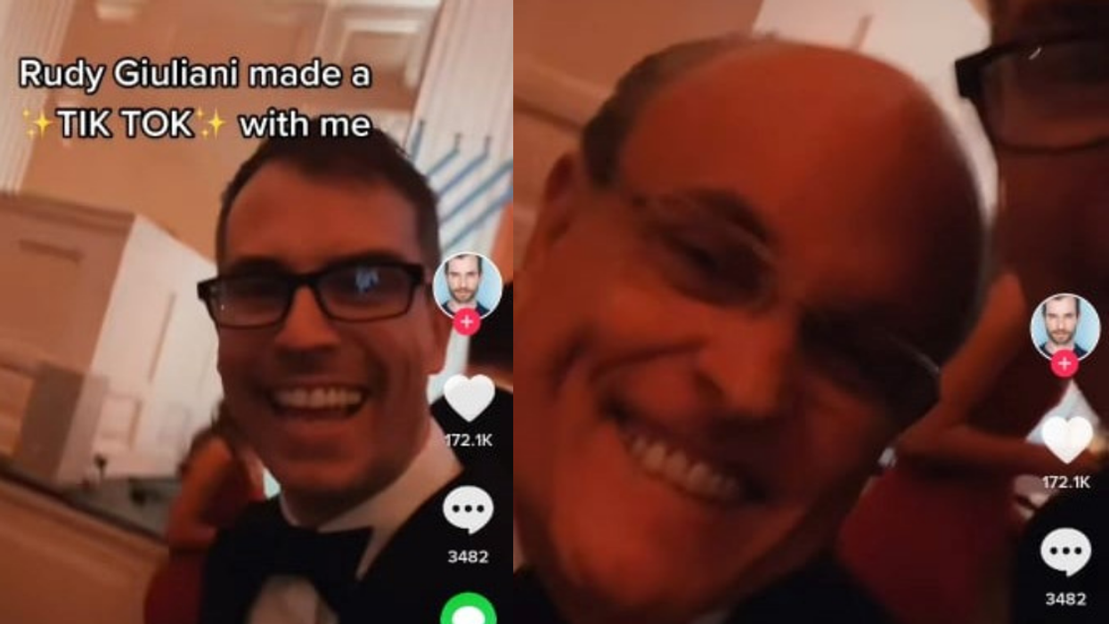 TikToker Gets Giuliani To Film A Video With Him At GOP Event—And Ends Up Trolling Him Hard