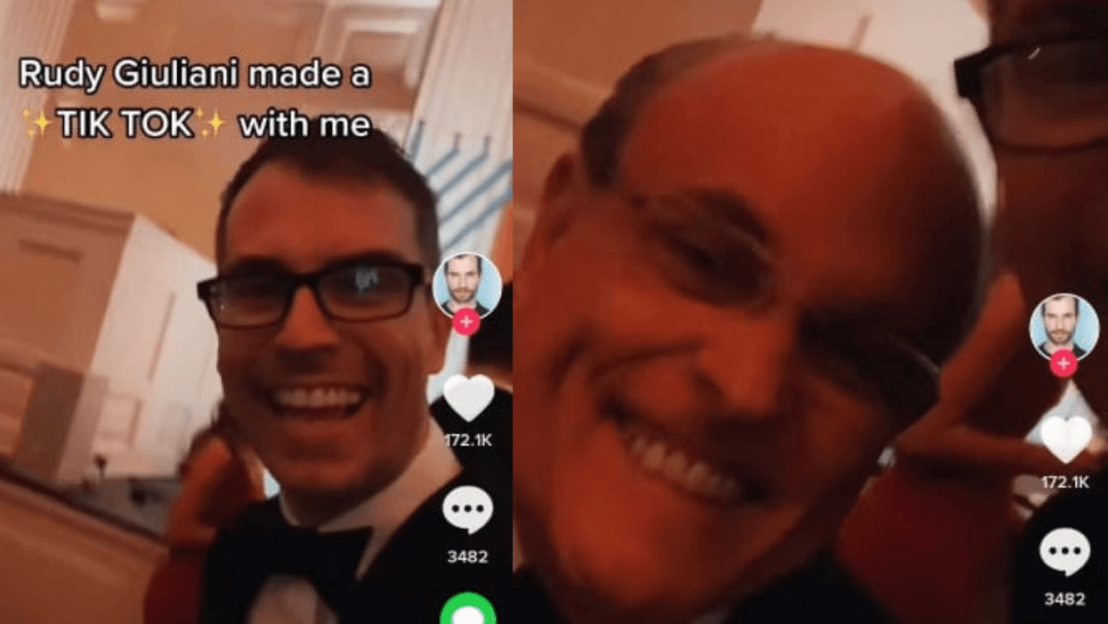 TikToker Gets Giuliani To Film A Video With Him At GOP Event—And Ends Up Trolling Him Hard