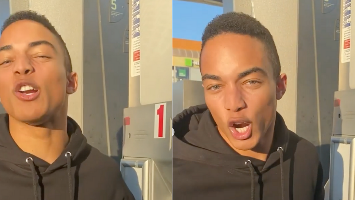 Retired NFL Star's Son Dragged For Blaming Gas Prices On Biden—While Wearing A $1,300 Hoodie