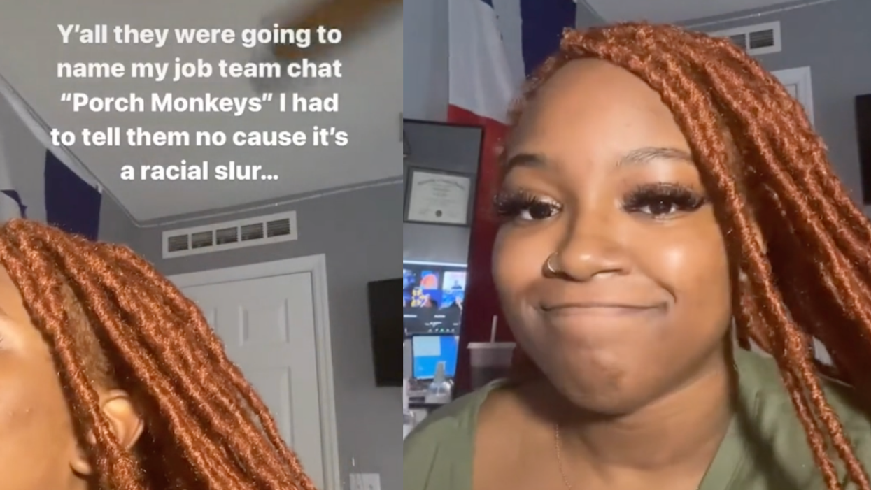 Black Woman Stunned After One Of Her Coworkers Suggests A Racial Slur As Their Team Name