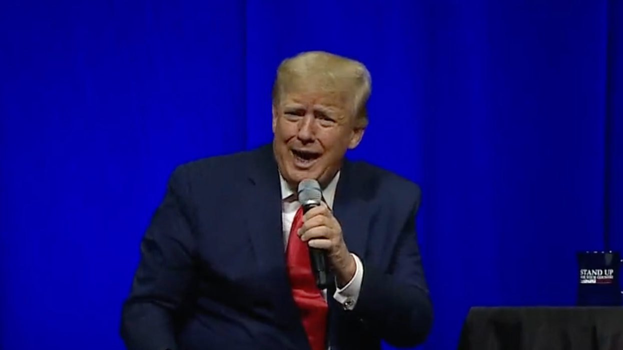 Trump Booed by His Own Supporters after Revealing He Got the Booster Shot—Because of Course