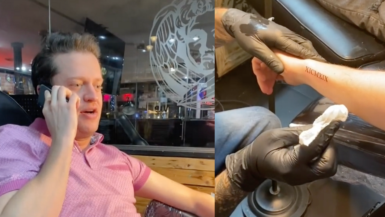 Guy's Attempt To Get His Wedding Anniversary Tattooed On His Arm Turns Into A Cringey Fail