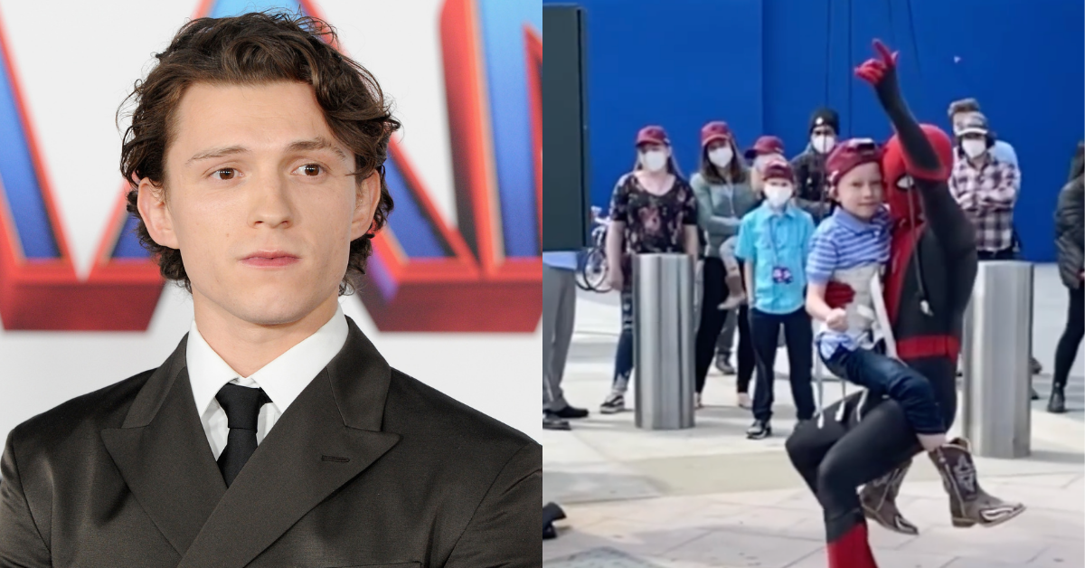 Tom Holland Invited Little Boy Who Saved Sister From Dog Attack To 'Spider-Man' Set—And The Internet Is Sobbing