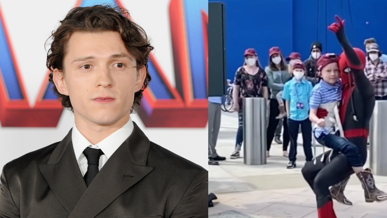 Tom Holland Invited Little Boy Who Saved Sister From Dog Attack To 'Spider-Man' Set—And The Internet Is Sobbing