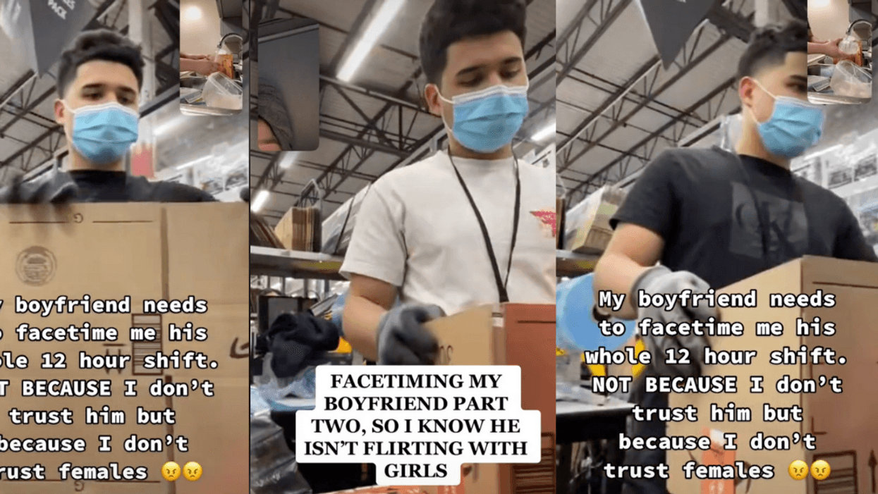 Woman Makes Boyfriend FaceTime With Her During His Entire Shift Because She 'Doesn't Trust Females'