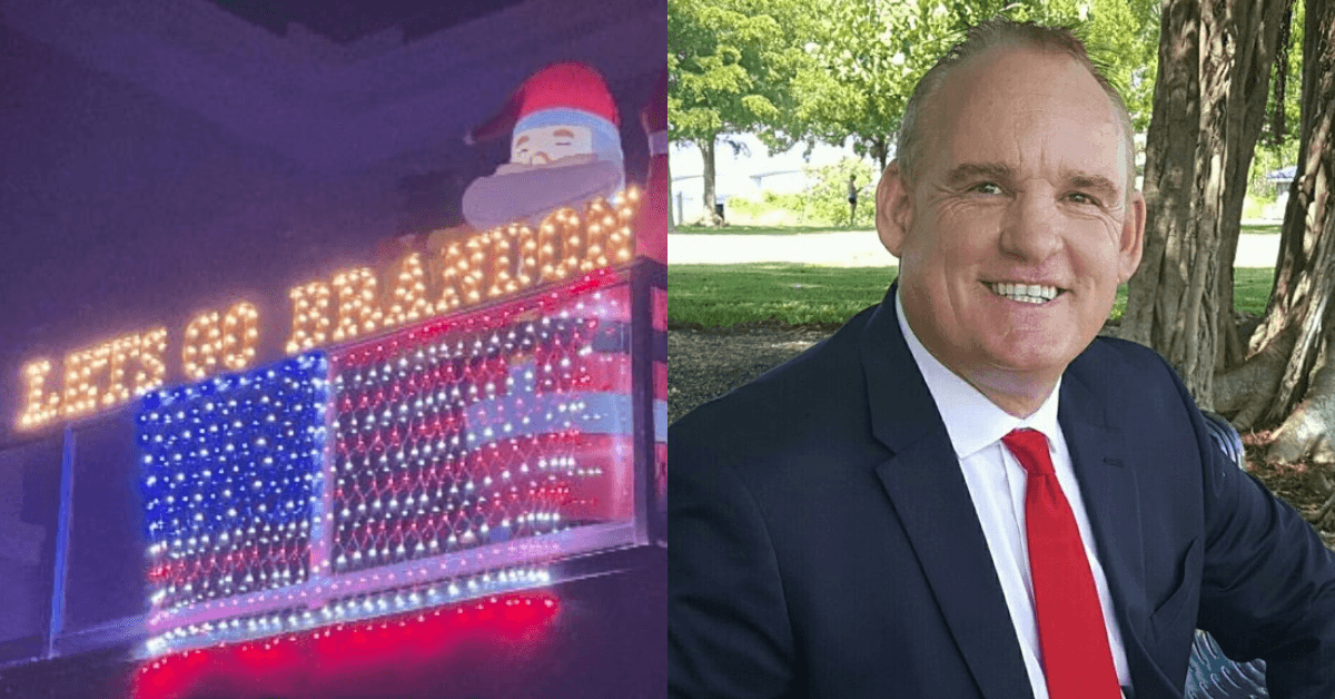 Martin Hyde Hoa Faces Fines For Let S Go Brandon Christmas Lights Comic Sands