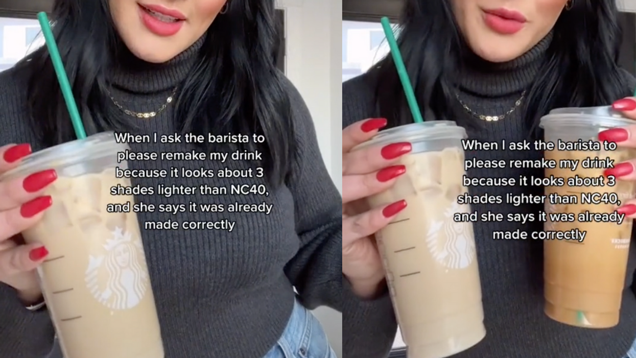 TikToker Ripped For Making A Starbucks Barista Remake Her Drink After It Didn't Match Her Makeup