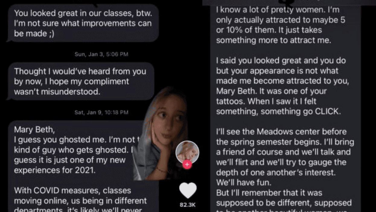 TikToker Weirded Out By 'Real Poet' Classmate's Increasingly Unhinged Messages To Her