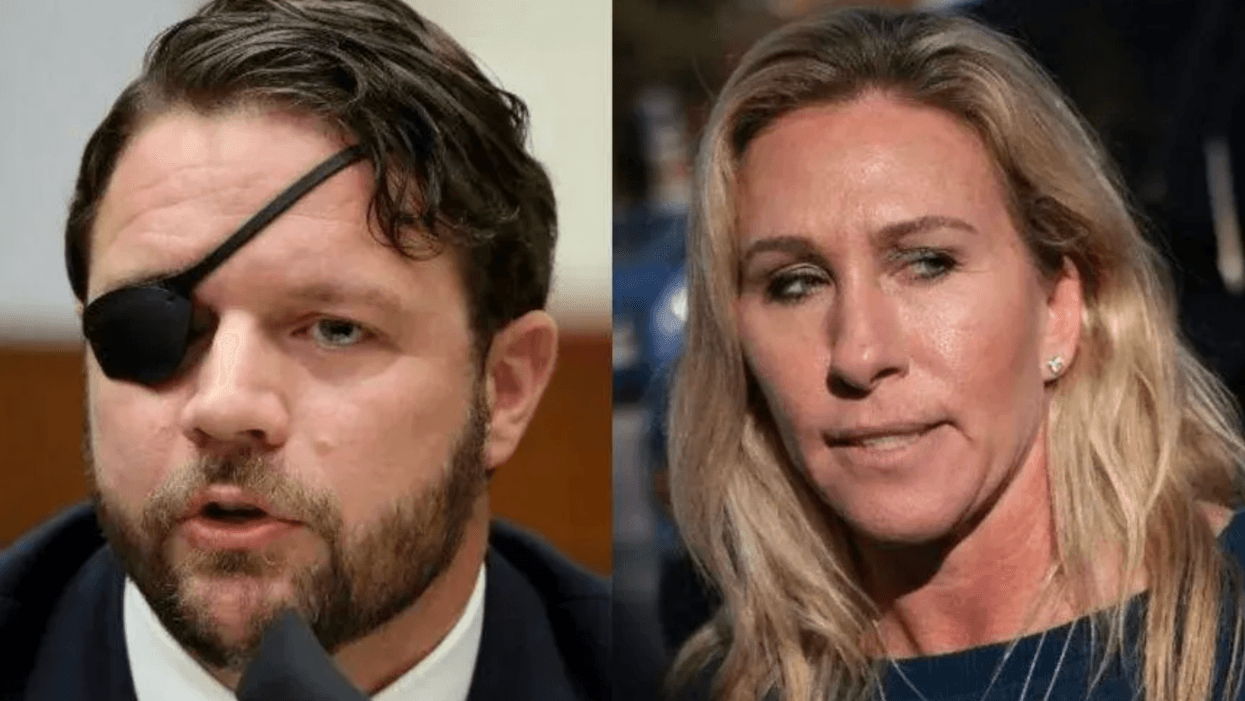 QAnon Rep Suggests GOP Congressman and His 'Globalist Friends' Got Her Banned from Twitter