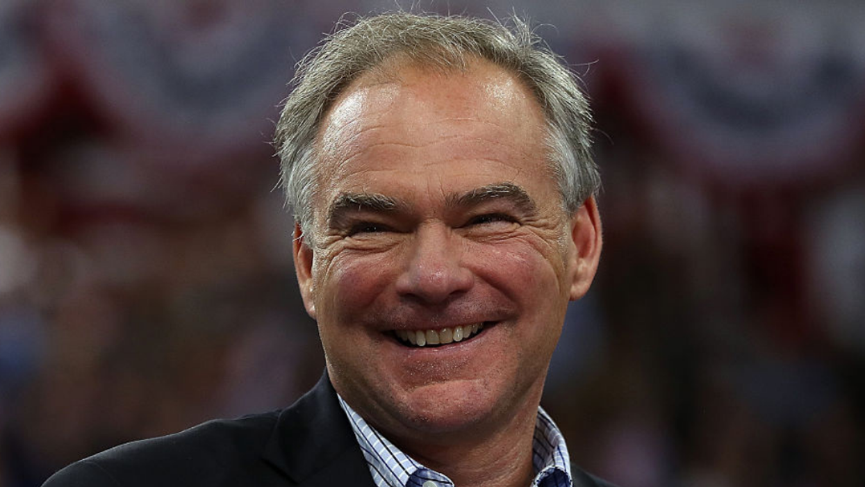 Tim Kaine Was Stuck For 27+ Hours In The Virginia Snowstorm Traffic Jam—Then Got Right Back To Work