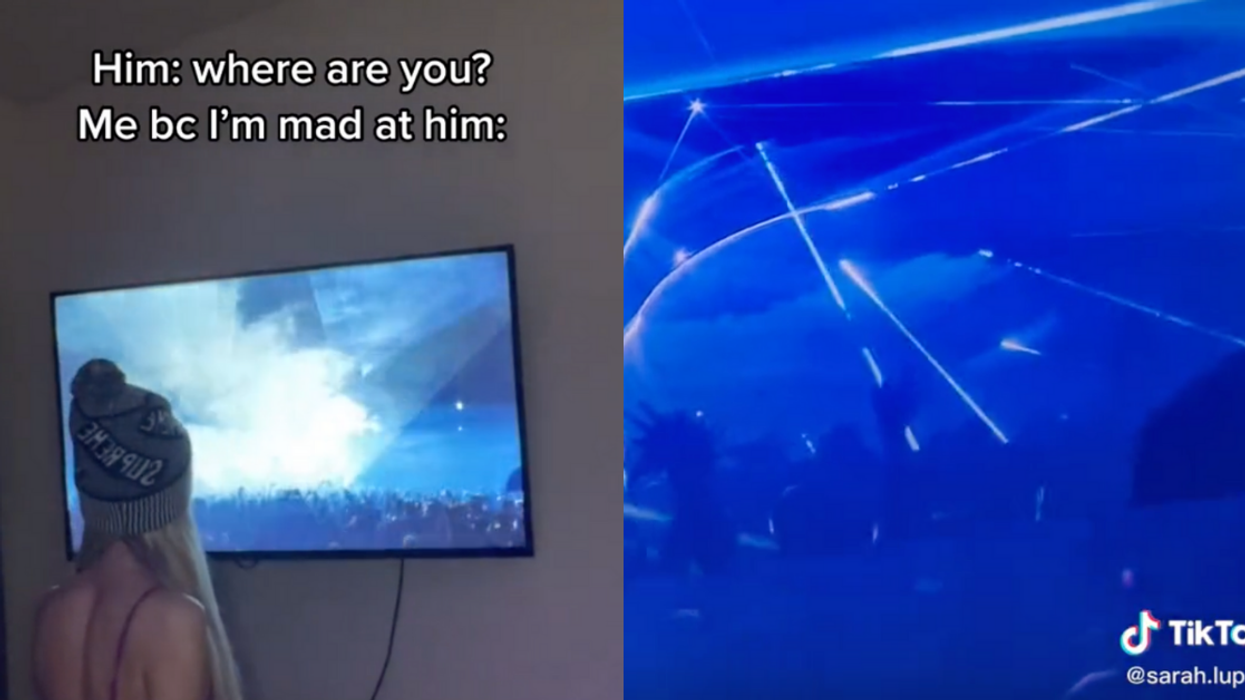 Woman Sparks Debate After Pretending To Be At Concert To Make Her Boyfriend Jealous