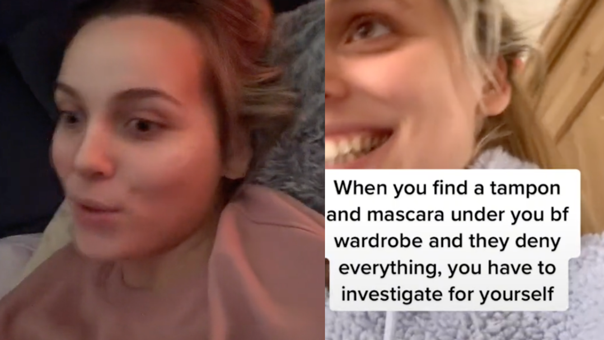 Woman Does Some Serious Sleuthing After Finding A Tampon Under Her Boyfriend's Wardrobe