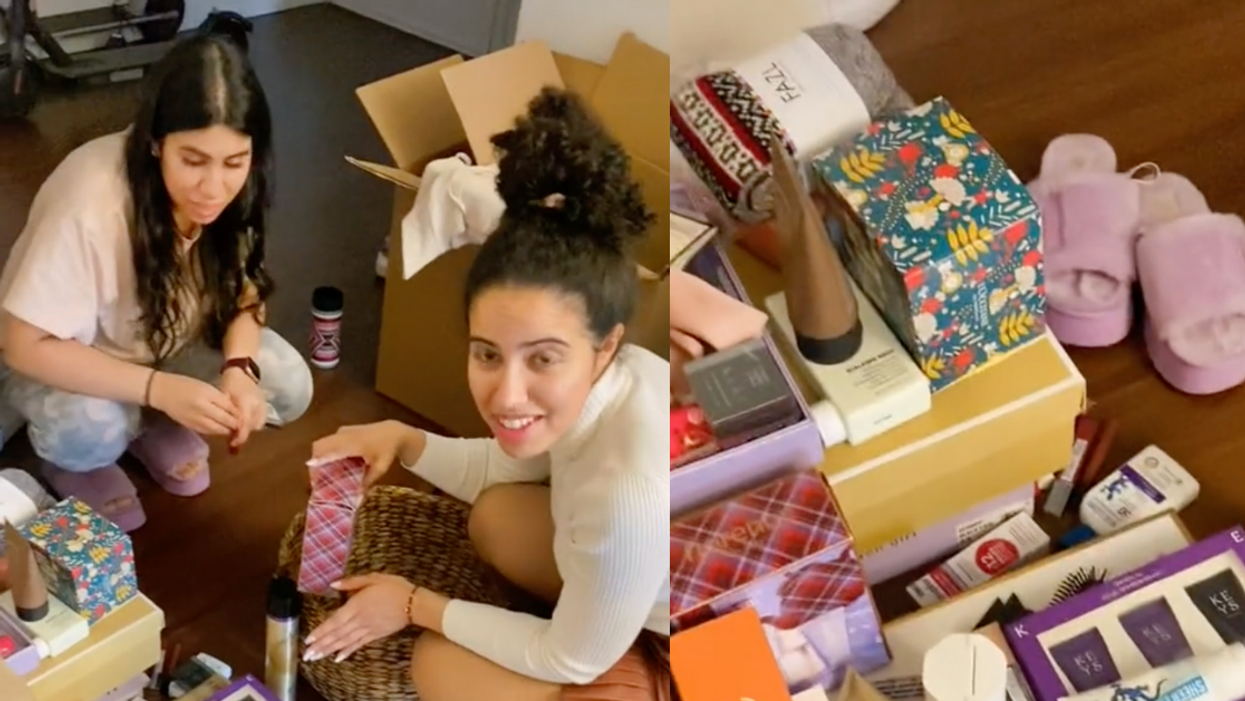 Women Stunned To Find Box Of Beauty Products Worth Over $1,000 In Influencer Neighbor's Trash