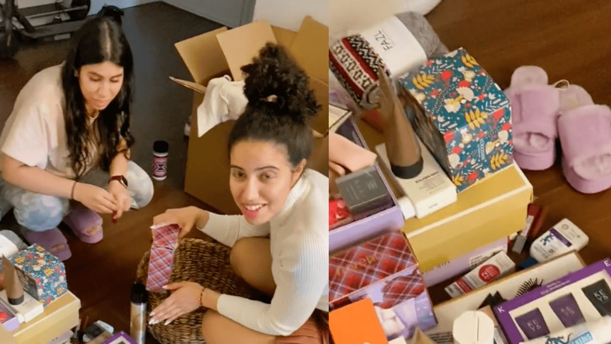 Women Stunned To Find Box Of Beauty Products Worth Over $1,000 In Influencer Neighbor's Trash