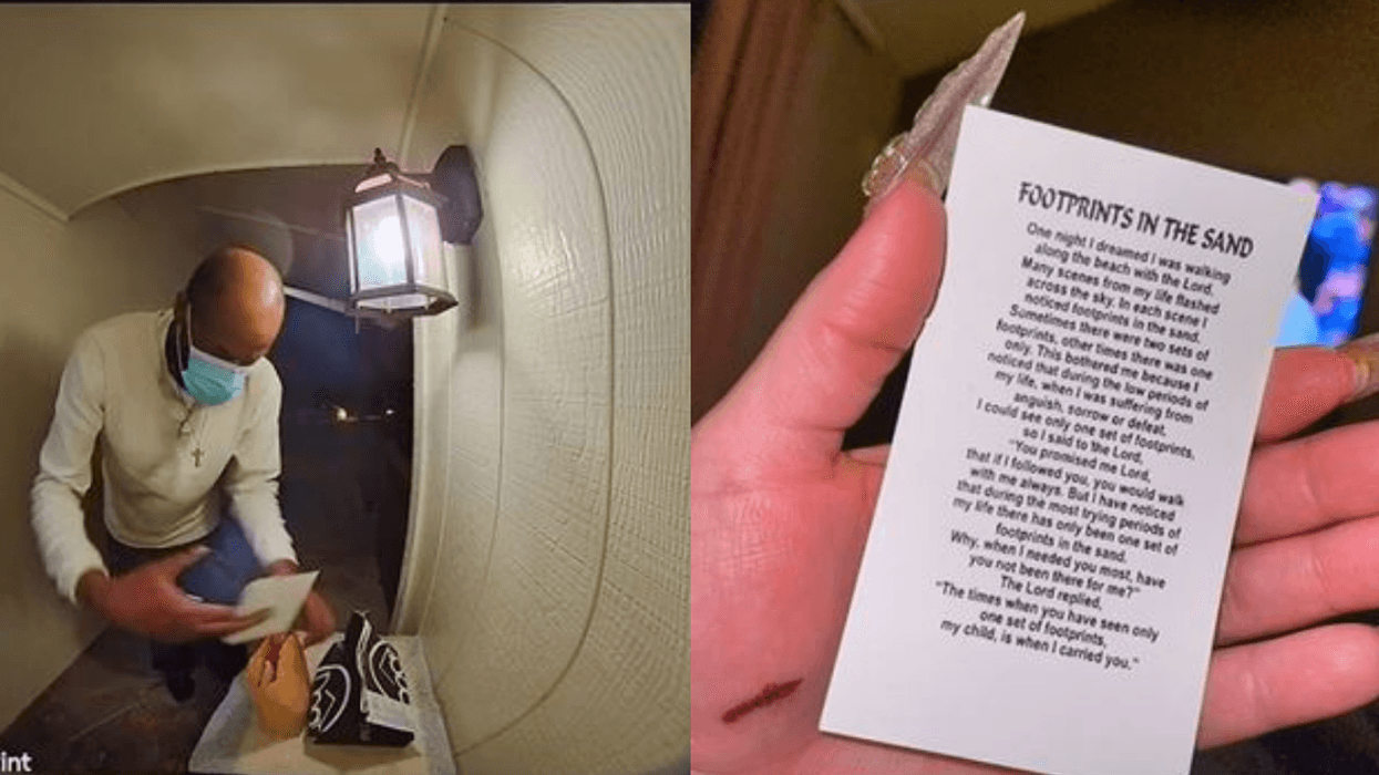 Woman Tracks Down Kind UberEats Driver Who Left A Poem And Goodie Bag With Her Order