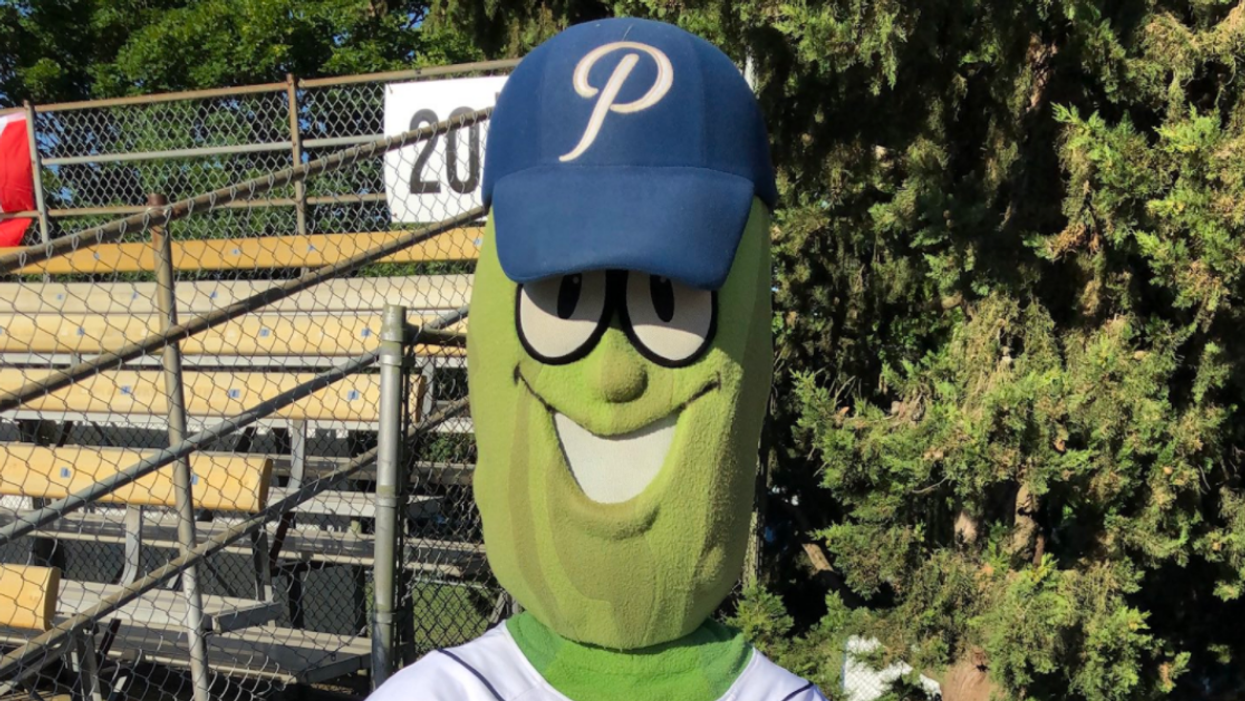 Minor League Team's Pickle Mascot Causes A Stir With Seemingly Racy Picture—And Twitter Is Not Okay