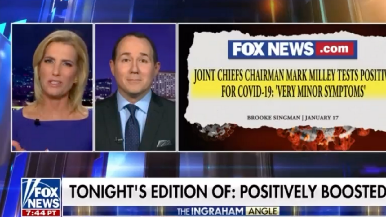 Ingraham's Brother Slams Her For Clapping While Announcing Trump-Targeted General Has Tested Positive