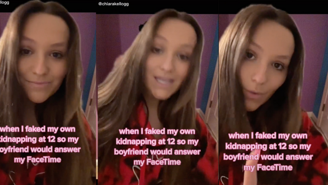 Woman's TikTok About Faking Her Own Kidnapping As A Kid To Get Boyfriend To Answer Her Call Is An Instant Classic