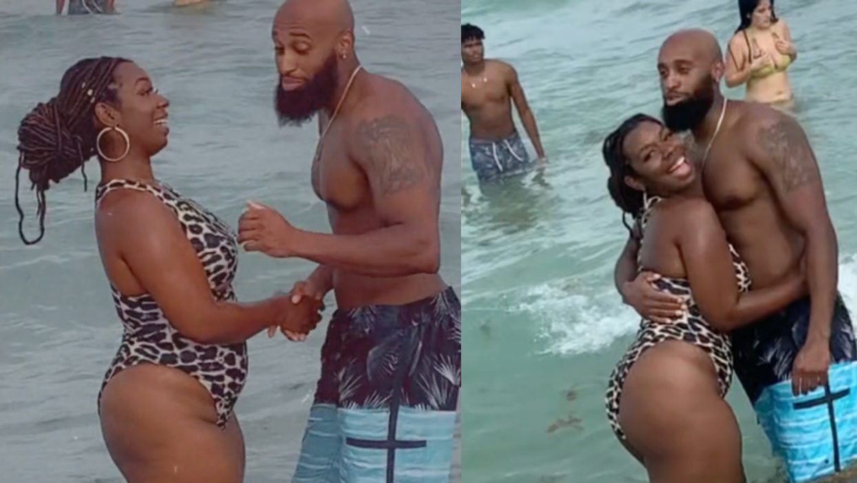 Woman Asks TikTok To Help Her Find Man She Met On The Beach—But They Find His Wife Instead