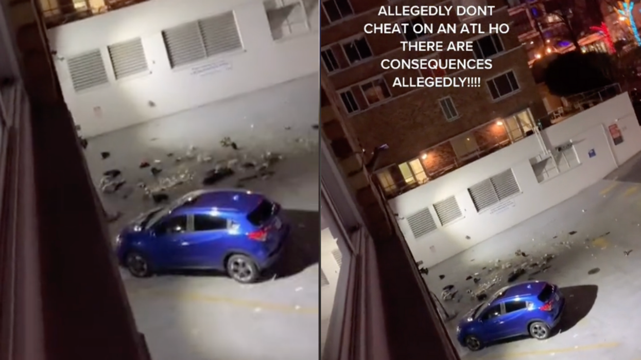 Woman Throws Her Boyfriend's PS5 And TV Out Apartment Window After Catching Him Cheating