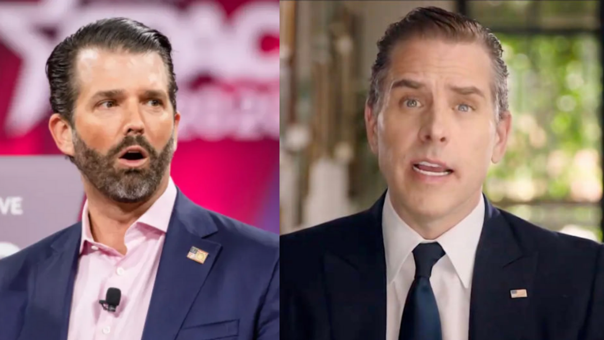 Don Jr. Just Tried To Blame Hunter Biden For Russian Aggression Toward Ukraine—And People Can't Even