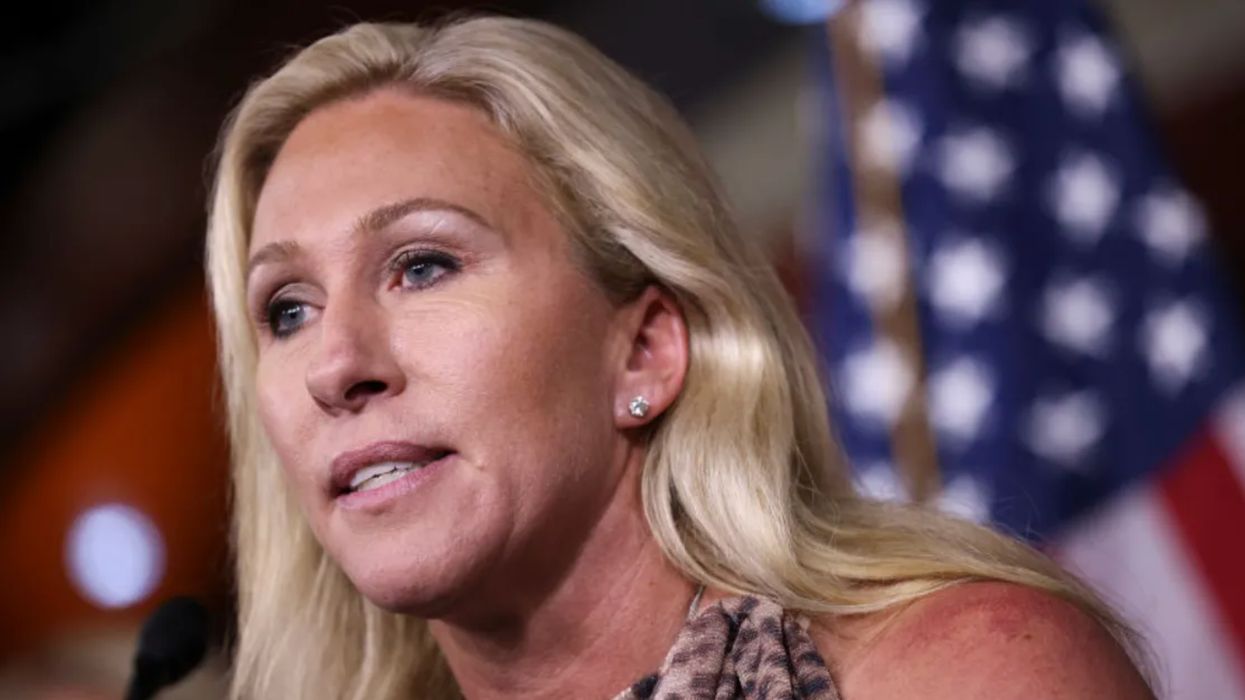 QAnon Rep. Roasted For Latest Bonkers Theory On Why Biden Is Defending Ukraine Against Russia