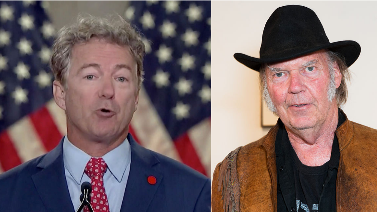 Rand Paul Just Awkwardly Changed The Lyrics Of A Neil Young Song To Defend Joe Rogan—And Yikes