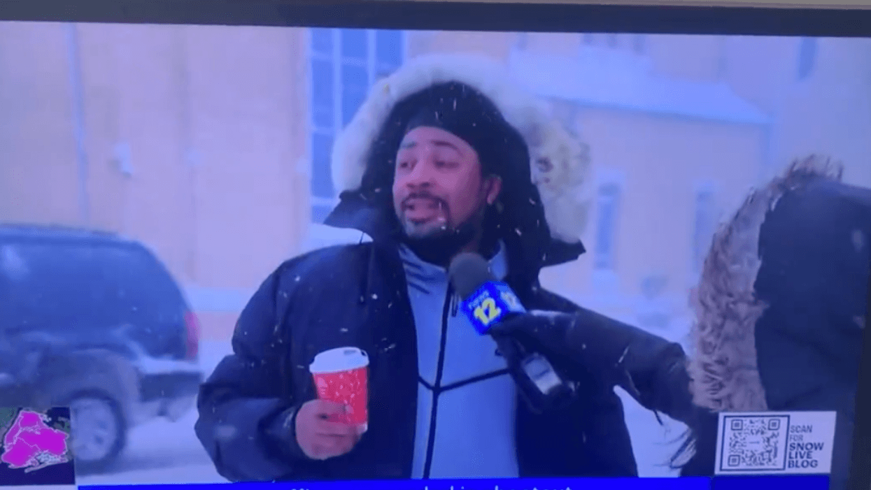 New York Man Goes Viral For His Super Chill News Interview In The Middle Of A Raging Blizzard