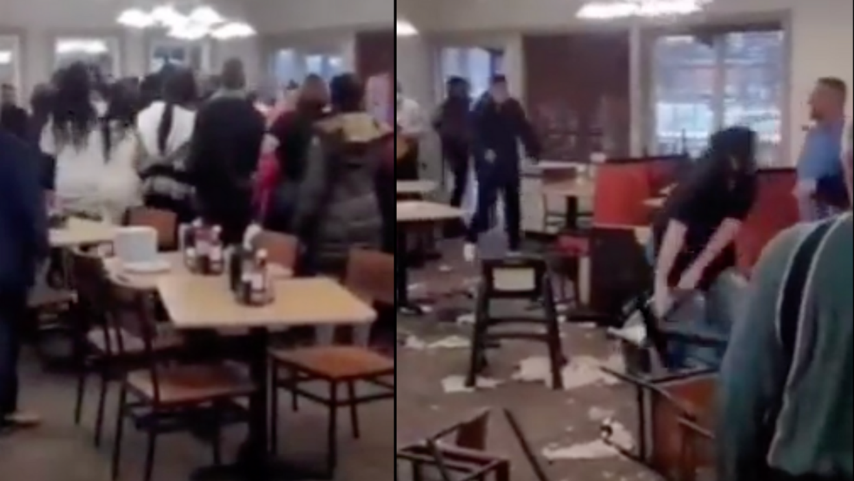 Massive 40-Person Brawl Breaks Out At Pennsylvania Golden Corral Over Steak Shortage In Surreal Video